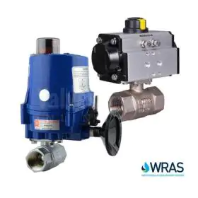 WRAS Actuated Ball Valves