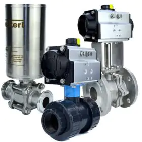 All Pneumatic Actuated Ball Valves