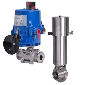 Hygienic Actuated Valves