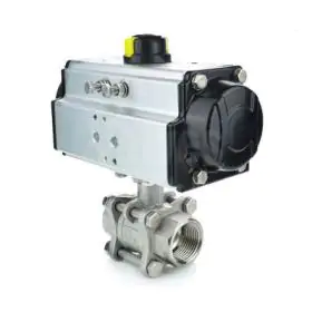 Steel Pneumatic Actuated Ball Valves