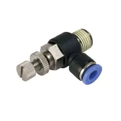 Polymer Banjo Flow Control Valve Taper Thread Fitting (for cylinders)