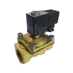 Brass Solenoid Valve 0 Bar Rated Assisted Lift 
