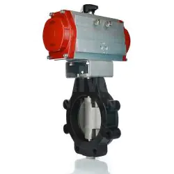 Bray Series 41 Pneumatic Actuated Butterfly Valve ANSI 150 Carbon Steel