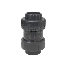 PVC-U Double Union Spring Check Valve