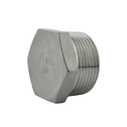 Stainless Steel Male Hex Plu
