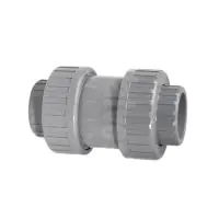 ABS Double Union Spring Check Valve - 1