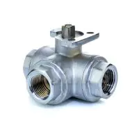 Brass Ball Valve 3 Way - 3