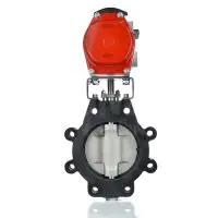 Bray Series 41 Pneumatic Actuated Butterfly Valve ANSI 150 Carbon Steel - 2