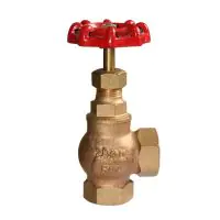 Bronze Globe Valve PN25 Angle Pattern Screwed BSPP - 0
