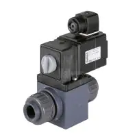 Burkert Type 0131 Plastic 2/2 Way Solenoid Valve for Aggressive Fluids - 0