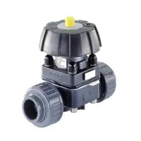 Burkert Type 3232 Manual Plastic Diaphragm Valve - 0