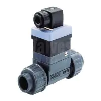 Burkert Type 8030 PVC Inline Flowmeter for Continuous Measurement - 0