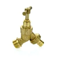 Brass Bibtap with Check Valve - 4