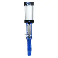 Economy Knife Gate Valve Double Acting Pneumatic Actuator - 3