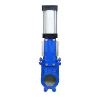 Economy Knife Gate Valve Double Acting Pneumatic Actuator - 2