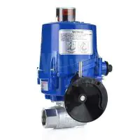 Electric Actuated Economy Screwed 2 Way Brass Ball Valve - 2