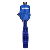 Electric Actuated Lugged PN16 Butterfly Valve - FKM Lined - 2