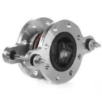 Flanged PN16 Tied Rubber Bellows - High Temperature Water - 1