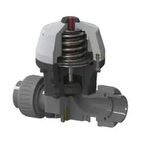 GEMU R690 Pneumatic Actuated PVC-U Diaphragm Valve - 1