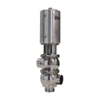 Inoxpa 'KHM' Weld End OD Divert Valve with Manual Operator - 0