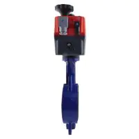 J+J Electric Actuated Wafer Pattern Butterfly Valve - 1
