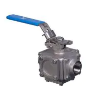 Mars Ball Valve Series 33 3 Way Full Bore Direct Mount - 2