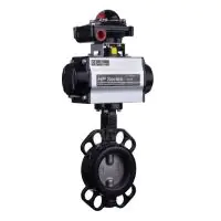 Pneumatic Actuated Economy Wafer Pattern Butterfly Valve - 2