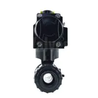 Pneumatic Actuated Durapipe VKD PVC Ball Valve - with HP Actuator - 1
