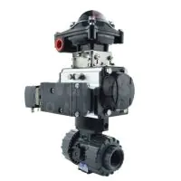 Pneumatic Actuated Durapipe VKD PVC Ball Valve - with HP Actuator - 5