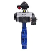 Pneumatic Actuated Lugged PN16 Butterfly Valve - NBR Lined - 5