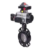 Pneumatic Actuated Butterfly Valve Wafer Pattern - 3