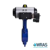 Pneumatic Actuated WRAS Approved Wafer Pattern Butterfly Valve - 3