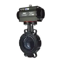 PVC Butterfly Valve with Pneumatic Actuator - 1