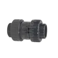 PVC-U Double Union Spring Check Valve - 1