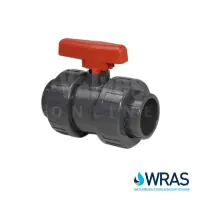 WRAS Approved PVC Double Union Ball Valve - 0