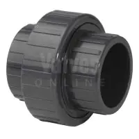 PVC Metric Solvent Union - 0