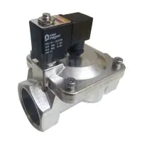 Stainless Steel Normally Open 0.5-10 Bar Servo Assisted Solenoid Valve - 0
