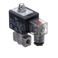 Stainless Steel Solenoid Valve 0-150 Bar Rated High Pressure - Size: 1/8" - 2