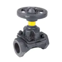 Weir Type Diaphragm Valve Unlined Screwed BSPP - 0