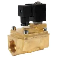WRAS Approved Brass Solenoid Valve - Normally Closed - 0