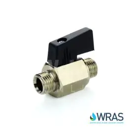 Brass Mini Ball Valve Male / Male