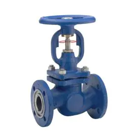 Cast Steel Globe Valve Bellows Sealed Flanged PN25 / PN40