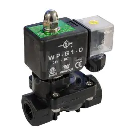Delrin 0.5-10 Bar Servo Assisted Solenoid Valve