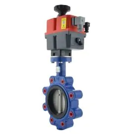 Economy J+J Electric Actuated Lugged Butterfly Valve