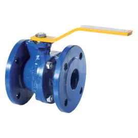 Gas Approved Ductile Iron Flanged PN16 Ball Valve