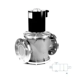 Gas Solenoid Valve Auto Reset VMR 2 Way EN161 Flanged PN16