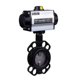 Pneumatic Actuated Butterfly Valve Wafer Pattern