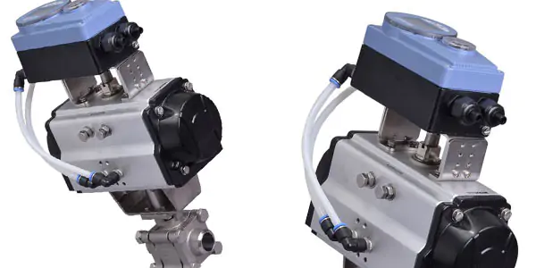 V Port Ball Valve for use to Accurately Batch Colourant in Food Industry