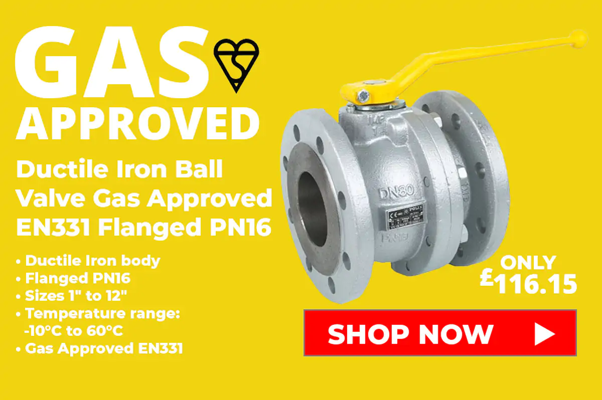 Ductile Iron Ball Valve Gas Approved