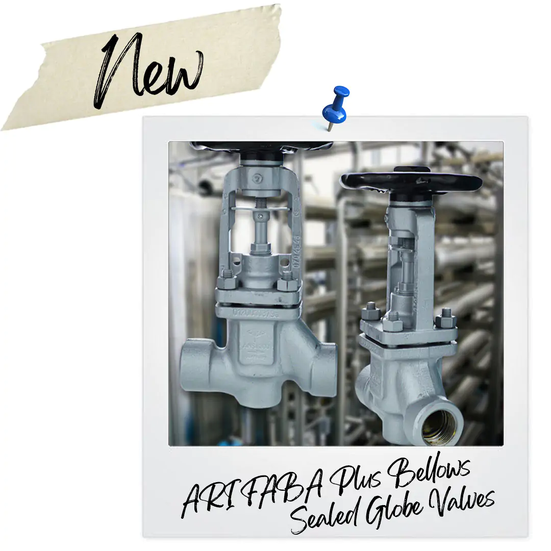 ARI FABA Plus bellows sealed globe valves